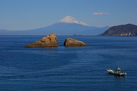 雲見富士山