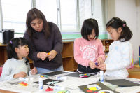 クリスマスカードづくり