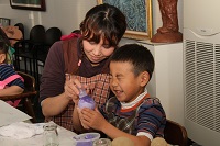 光る泥団子作り