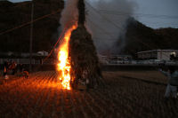 道部どんど焼き