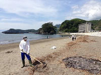 ポートクラブ海岸清掃