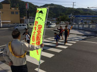 春の交通安全運動街頭指導