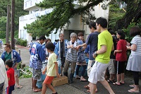 雲見温泉サザエ狩り