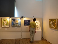 鏝絵入賞作品展準備 鏝絵入賞作品展準備