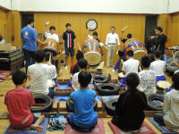 松崎地区祭り練習