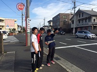 市町駅伝コース下見