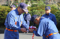 消防車引き渡し式