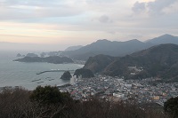 牛原山からの松崎町 牛原山からの松崎町