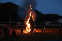 道部地区 どんど焼き 道部地区 どんど焼き