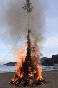 旧松崎地区どんど焼き 旧松崎地区どんど焼き