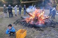 峰区どんど焼き 峰区どんど焼き