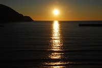 外部夕日 外部夕日